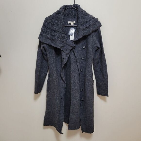 Anthropologie GRO A LIVE Wool Jacket Cardigan Sweater M - Picture 6 of 13